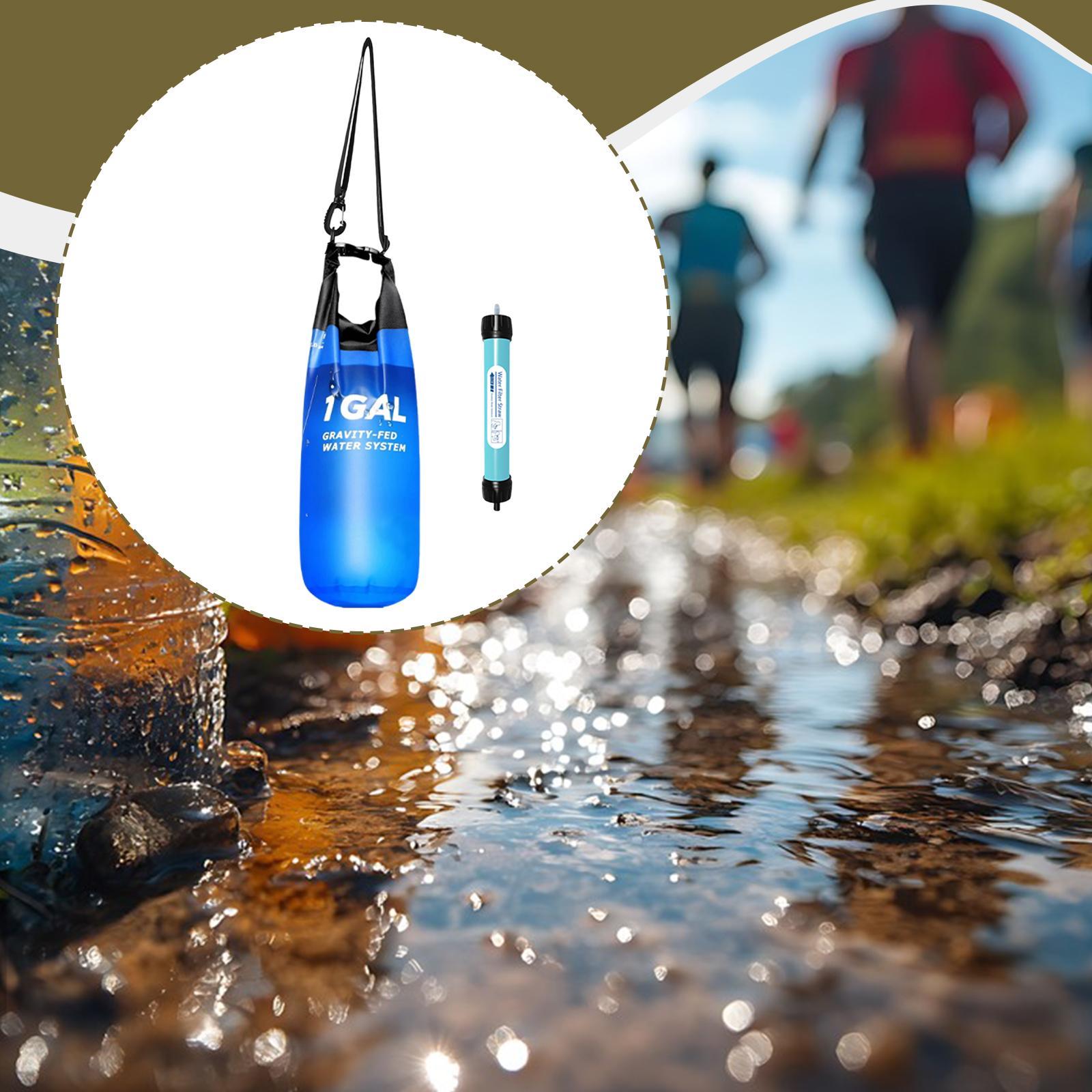 Water Filter Straw - Meerlaags waterfiltersysteem TPU PVC rietje knijpzak