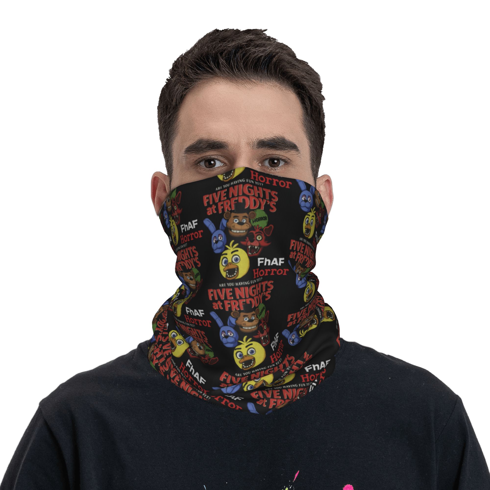Outdoor Adventure At - Aangepaste FNAF At Freddys Bandana Neck