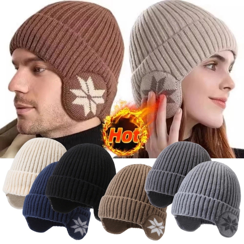 Outdoor Adventure Oa - Thermische winter gebreide muts Winddicht geïsoleerde
