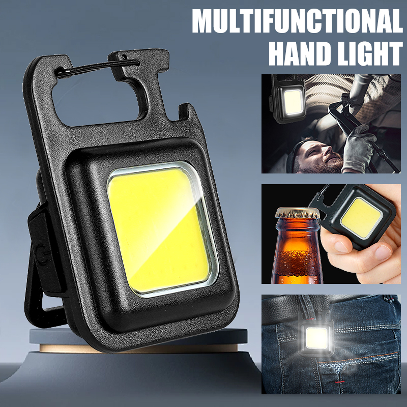Outdoor Adventurer - Superheldere, handige, draagbare MINI COB sleutelhangerlamp,