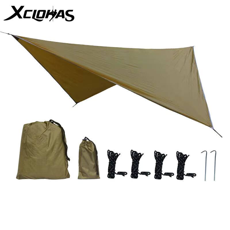 Hammock Rain Tarp - Ruit Waterdicht Zeildoek Schaduw Outdoor Camping