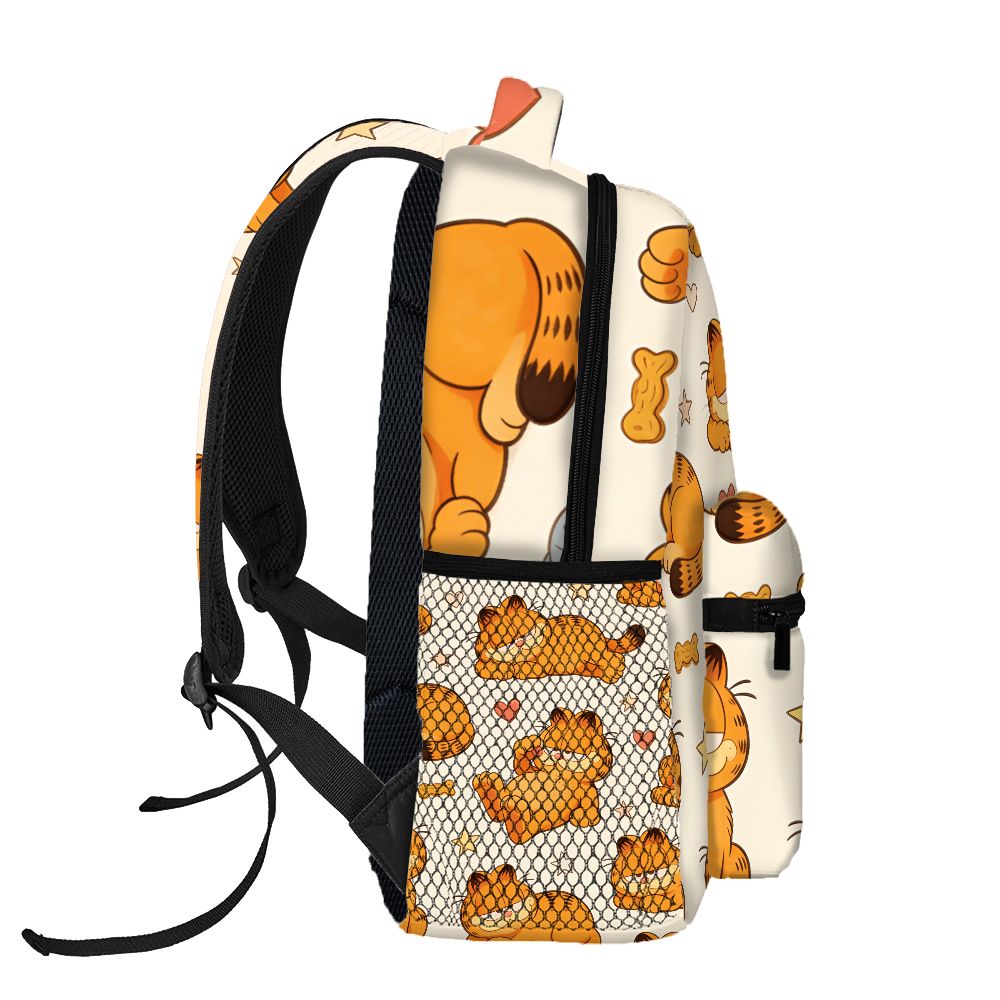 Outdoor Adventurer - Grappige luie Garfield-rugzak met ster-hartprint Leuke