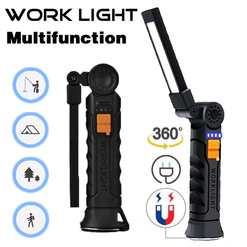 Draagbare COB LED-zaklamp USB  - Outdoor Adventurer recensie en prijs