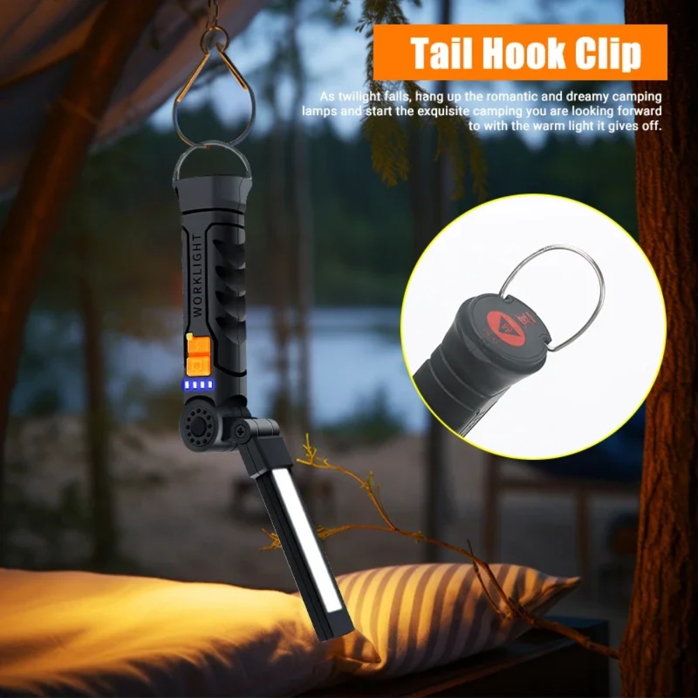 Draagbare COB LED-zaklamp USB  - Outdoor Adventurer recensie en prijs