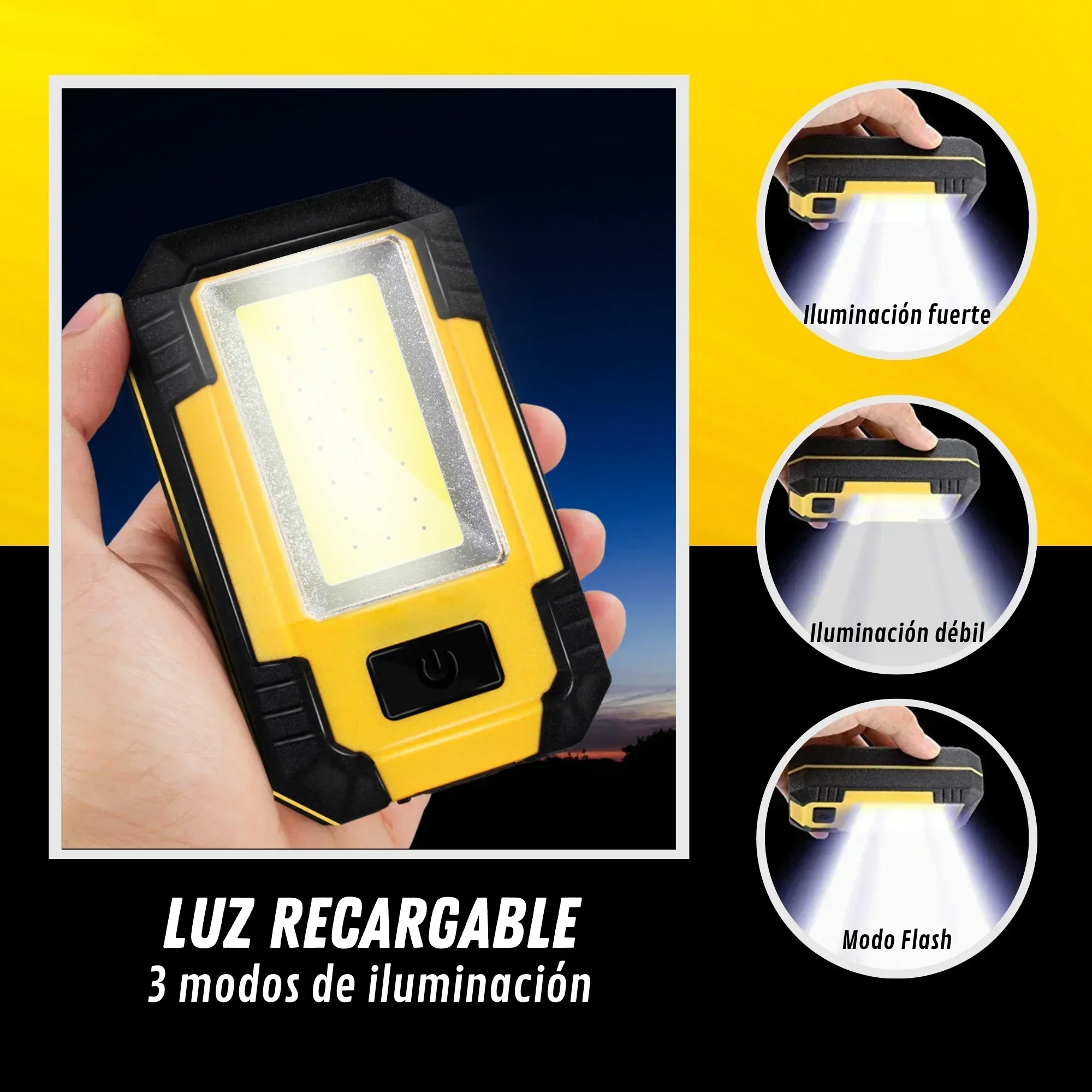 Oplaadbare 4000mAh werklamp, s - Outdoor Adventurer recensie en prijs