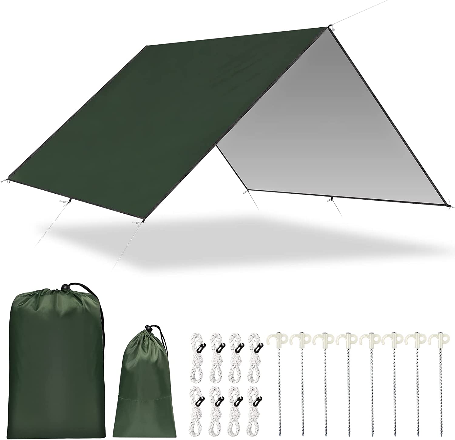 2026 Waterdichte Camping Tarp, - Hammock Rain Tarp recensie en prijs