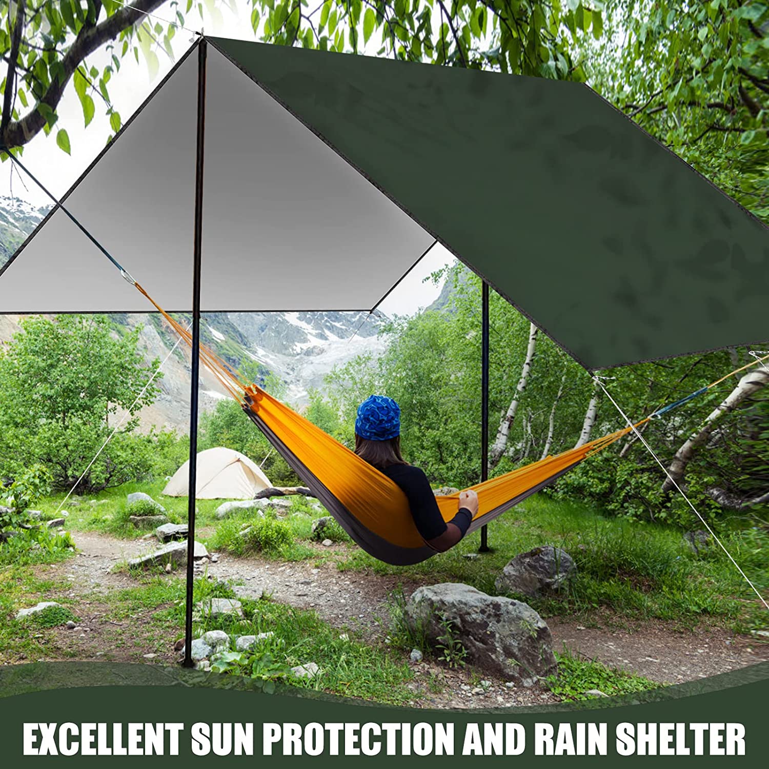 2026 Waterdichte Camping Tarp, - Hammock Rain Tarp recensie en prijs
