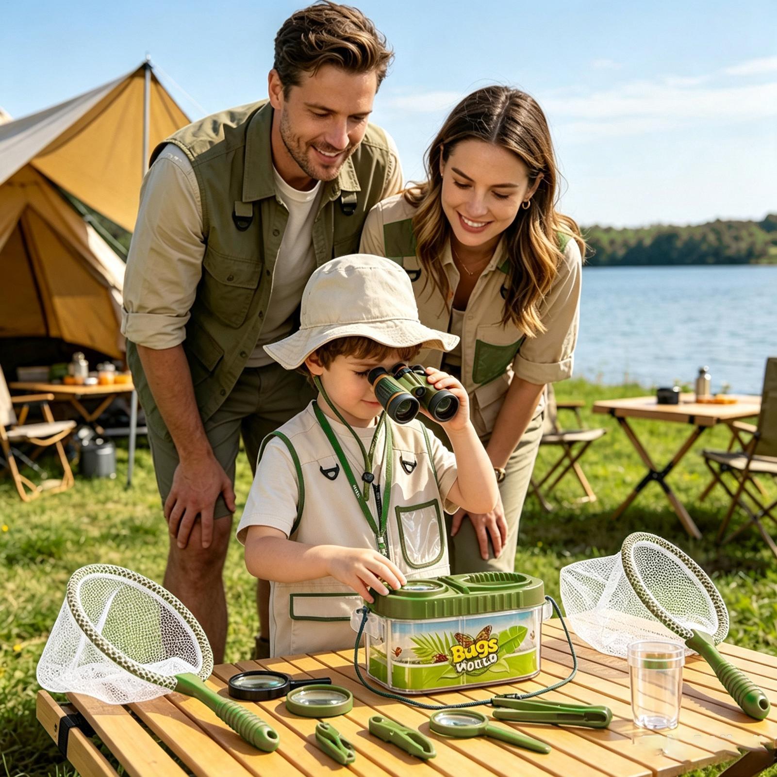 Kinderavontuurset met vergroot - Outdoor Adventure Girls recensie en prijs