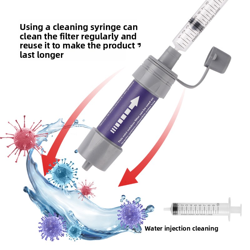 Outdoor Camping Noodhulp Water - Water Filter Straw recensie en prijs