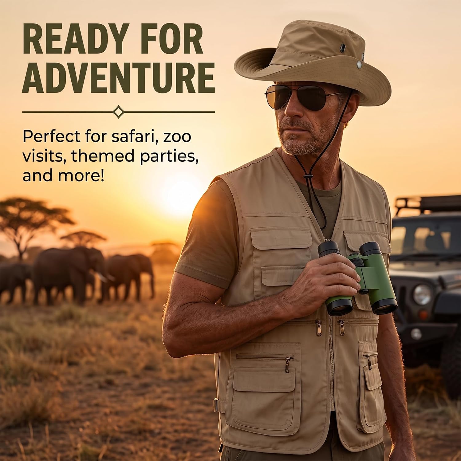 4-delige safari-kostuumset voo - Zoo Outdoor Adventure Set recensie en prijs