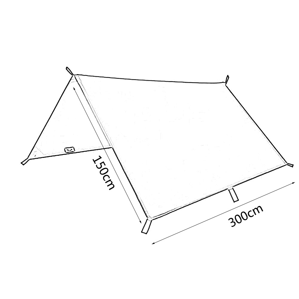 3x3m Luifel Waterdicht Zonweri - Hammock Rain Tarp recensie en prijs